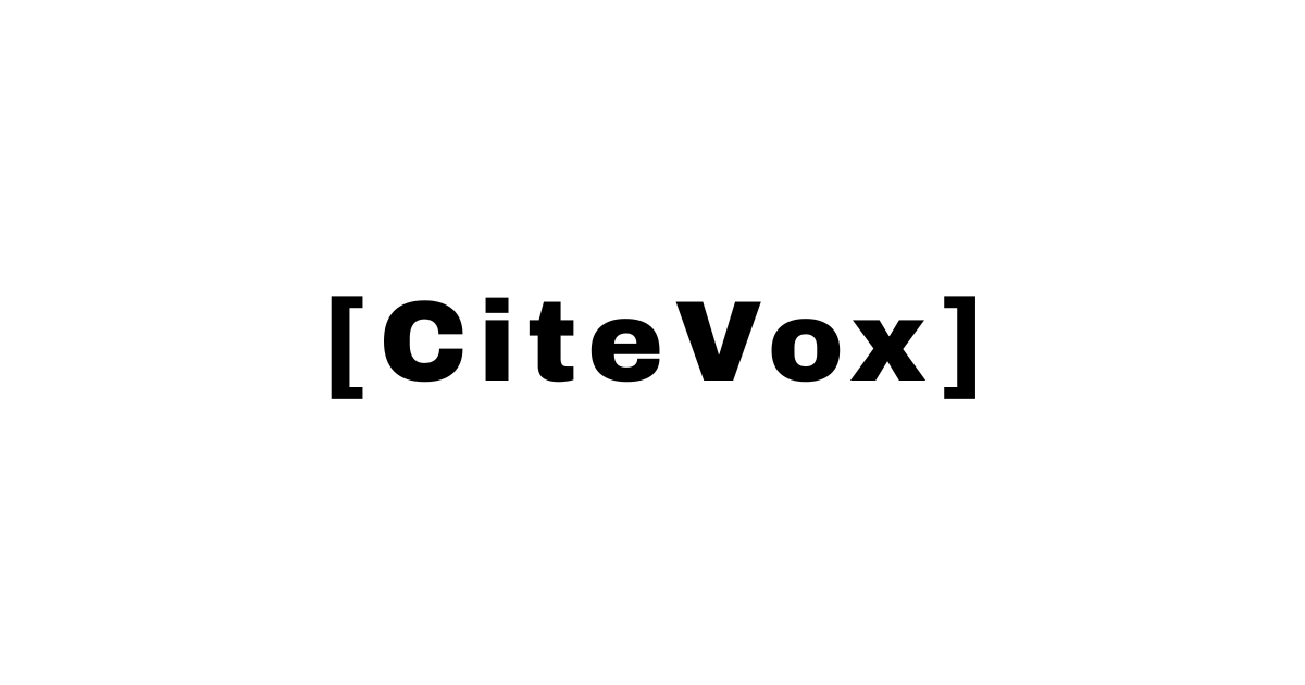 CiteVox Screenshot